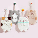 GobekUsa Cute Cat Hand Towel: Thick Quick Dry Kitchen & Bathroom Terry Towel