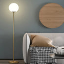 GobekUsa Glass Ball Metal Floor Lamp - LED Lighting for Bedroom and Study
