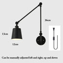 GobekUsa Adjustable Telescopic Wall Lamp for Indoor Lighting in Living Room, Bedroom, Study