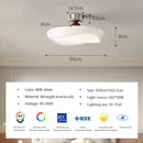 GobekUsa Cream LED Ceiling Light for Minimalist Home Decor