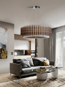 GobekUsa Crystal Chandelier: Elegant Dimmable LED Light Fixture for Living Room & Dining Décor