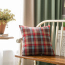 GobekUsa Christmas Plaid Cushion Cover - Festive Holiday Decor Pillow Case