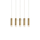Dimmable Gold and Black Aluminum LED Pendant Light