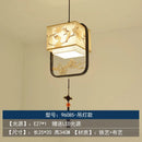 GobekUsa Chinoiserie Retro Chandelier: Study Bedroom Dining Room Industrial Lighting