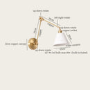 GobekUsa Ceramic LED Wall Lamp with Pull Chain Switch for Stair, Bathroom, Living Room