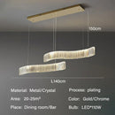 GobekUsa Crystal LED Ceiling Chandeliers for Elegant Dining Room Decor