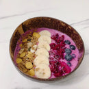 GobekUsa Coconut Bowl Set with Wooden Spoon: Natural Handmade Tableware for Desserts, Fruits, Salads