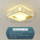 GobekUsa Crystal Round Ceiling Light - Modern Warm Bedroom Atmosphere