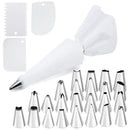 GobekUsa 29-Piece Cream Puff Nozzles Set Cake Decorating Tools