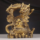 GobekUsa Dragon Zodiac Pure Copper Bowl Ornament for Home Decor