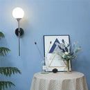 GobekUsa Glass Ball Wall Lamps: Modern Nordic Golden Chrome Lighting Fixtures for Living Room, Kitchen