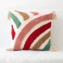 GobekUsa Bohemian Tufted Tassel Pillow Case - Geometric Nordic Style Sofa Cushion