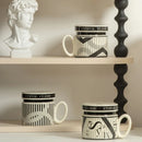 GobekUsa Espresso Cups Ceramic Cup Personalized French Coffee Gift With Lid