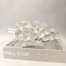 GobekUsa Crystal Glass Geometric Grape Decor Figurine Gothica