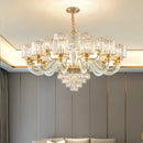 GobekUsa Crystal Chandelier: Luxury Nordic Home Lamps for Living Room, Bedroom, Dining & Study