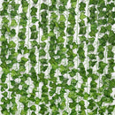 GobekUsa Ivy Green Fake Leaves Garland Vine Wall Decoration Artificial Plants