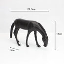 GobekUsa Abstract Horse Iron Sculpture - Metal Animal Figurine for Home Decor