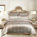 GobekUsa Jacquard Luxury Bedding Set - King Size Duvet Cover & Bed Quilts - High Quality Home Textile
