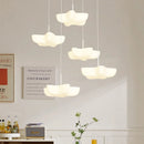 GobekUsa Cloud White Floating Pendant Chandelier for Dining Room, Kitchen Island, Indoor Lighting