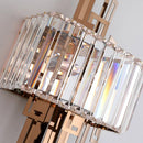 GobekUsa Crystal Wall Lamp: Modern Nordic Indoor Lighting for Living Room, Bedroom, and Staircase