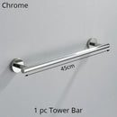 GobekUsa Bathroom Hardware Set Shelf Paper Holder Hook Towel Rack Ring Bath Accessories