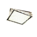 GobekUsa Crystal Ceiling Lamp: Modern Gold Light Luxury LED Square Chrome Indoor Lighting