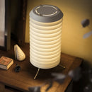 GobekUsa Geometric Iron Table Lamp - Retro White Floor Lamp for Designer Living Room