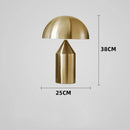 GobekUsa Golden Mushroom LED Desk Lamp for Home Decoration & Reading