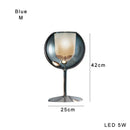 GobekUsa Glass Gold Table Lamp: Luxury Designer Desk Light for Elegant Living Spaces
