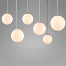 GobekUsa Glass Ball Pendant Lights - Nordic Minimalist Chandelier for Living Room & Bedroom