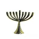 GobekUsa Gold Geometric Twist Candle Holder Set for Stylish Home Decor
