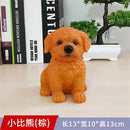 GobekUsa Dog Sculpture for Home Decor - Lifelike Resin Pup Figurine Craft