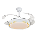 GobekUsa Decor LED Ceiling Fans with Remote Control for Living Room, Bedroom, Dining Room