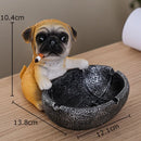 GobekUsa Basketball Puppy Ashtray: Portable, Windproof, Creative Desk Decoration & Smoking Accessory