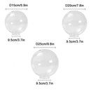 GobekUsa Acrylic Round Globe Lamp Shade for Outdoor Post Pillar Lawn Lighting