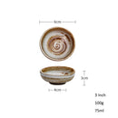 GobekUsa Ceramic Seasoning Sauce Dish - Retro Kitchen Tableware