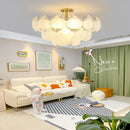 GobekUsa Crystal Pearl Chain Chandelier: Luxe Hanging Lamp for Exquisite Home Decor