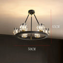 GobekUsa Crystal Chandelier for Living and Dining Room Lighting