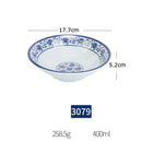 GobekUsa Blue and White Imitation Porcelain Dinner Set