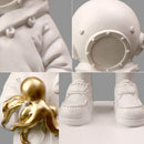 GobekUsa Diver Girl Resin Statue Banksy Deep Sculpture Street Art Ornament Figurine