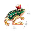 GobekUsa Crystal Animal Figurines Trinket Box Hand Painted Ring Holder Dresser Decor Wedding Gift