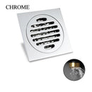GobekUsa Brass Square Floor Drain 10x10cm for Bathroom Shower with Insect-Proof Deodorant