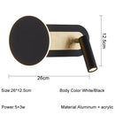 GobekUsa LED Wall Light for Living Room & Bedroom, Modern Indoor Lighting Fixture