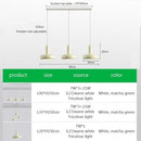 GobekUsa Disc Shaped LED Pendant Light in Cream White Green for Bedroom Living Rooms