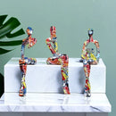 GobekUsa Abstract Figurine Modern Pop Art Sculpture for Home Decor