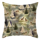 GobekUsa Christmas Soft Plush Cushion Cover Cute Rabbit Deer Pillowcase 45x45cm
