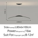GobekUsa LED Ceiling Pendant Lamp: Minimalist Chandelier, Height Adjustable, Home Decor Solution