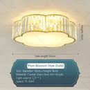 GobekUsa Crystal Zen Ceiling Light for Living Room, Bedroom, and Dining Room