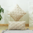 GobekUsa Geometric Diamond Pattern Plush Cushion Cover for Stylish Home Decor