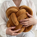 GobekUsa Knot Pillow Ball Xmas Decorative Throw Pillow with Soft Plush